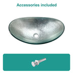 Bathroom Artistic Tempered Glass Sink