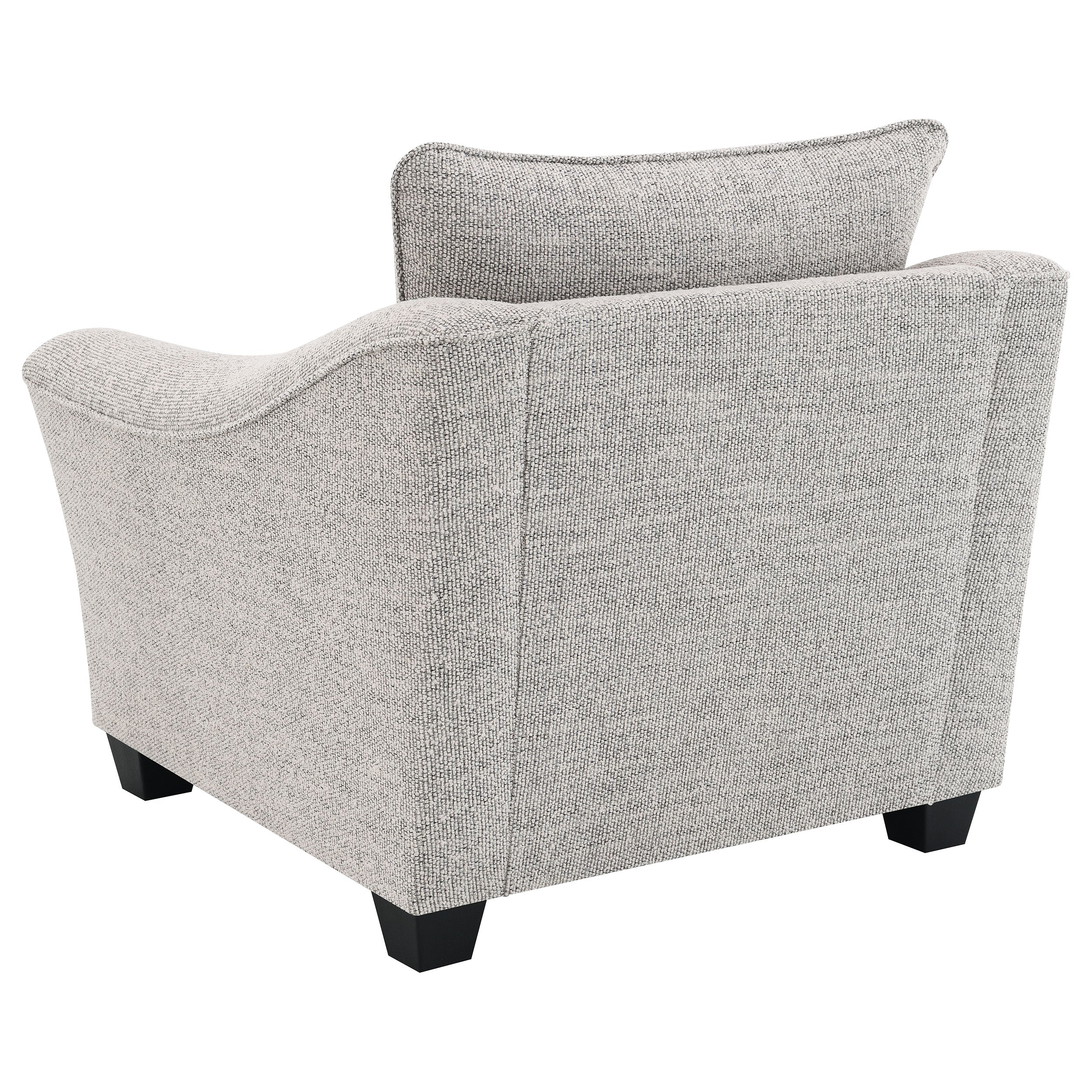 Tomkins Boucle Upholstered Chair Light Grey-