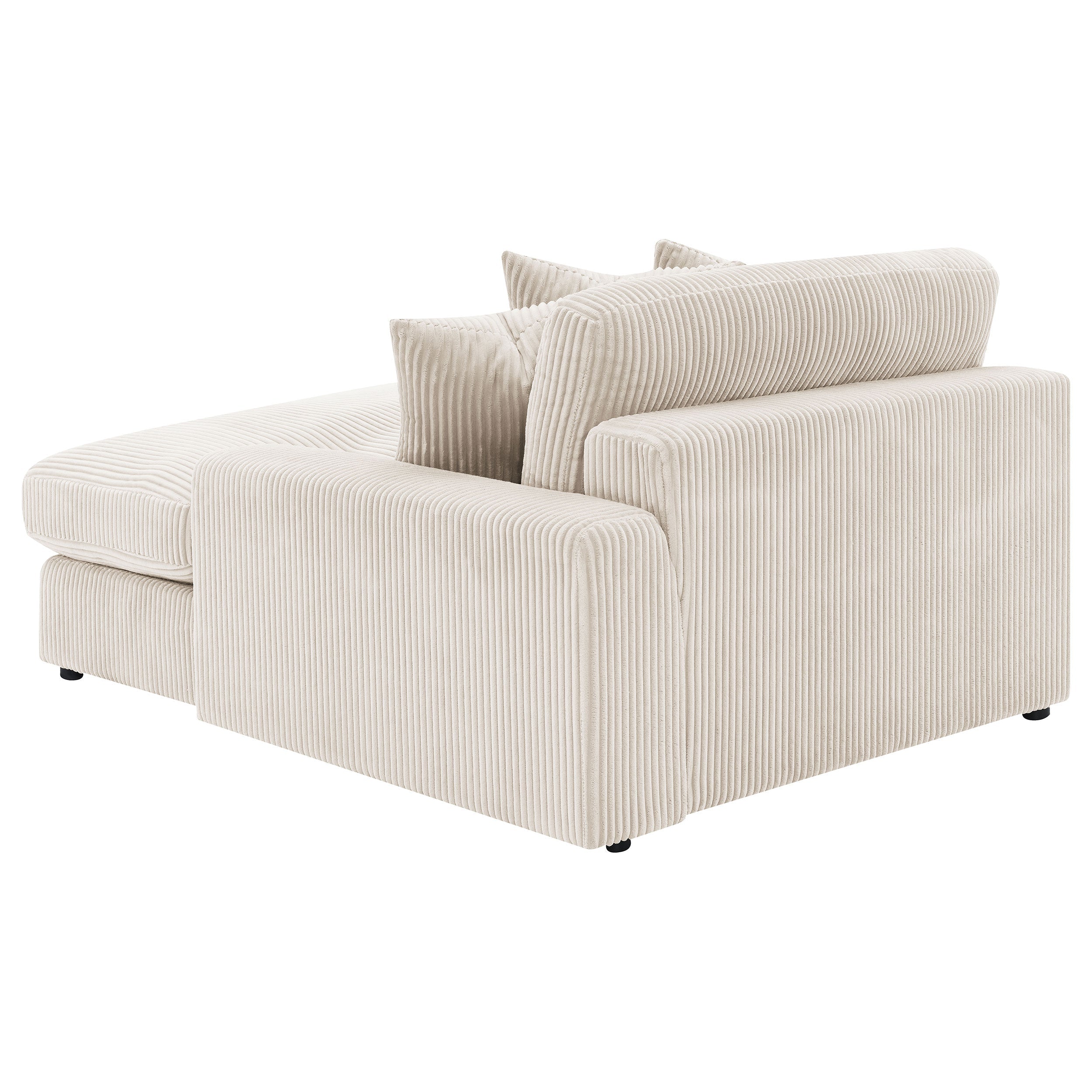 Blaine Upholstered Reversible Chaise Sectional Sofa Sand-