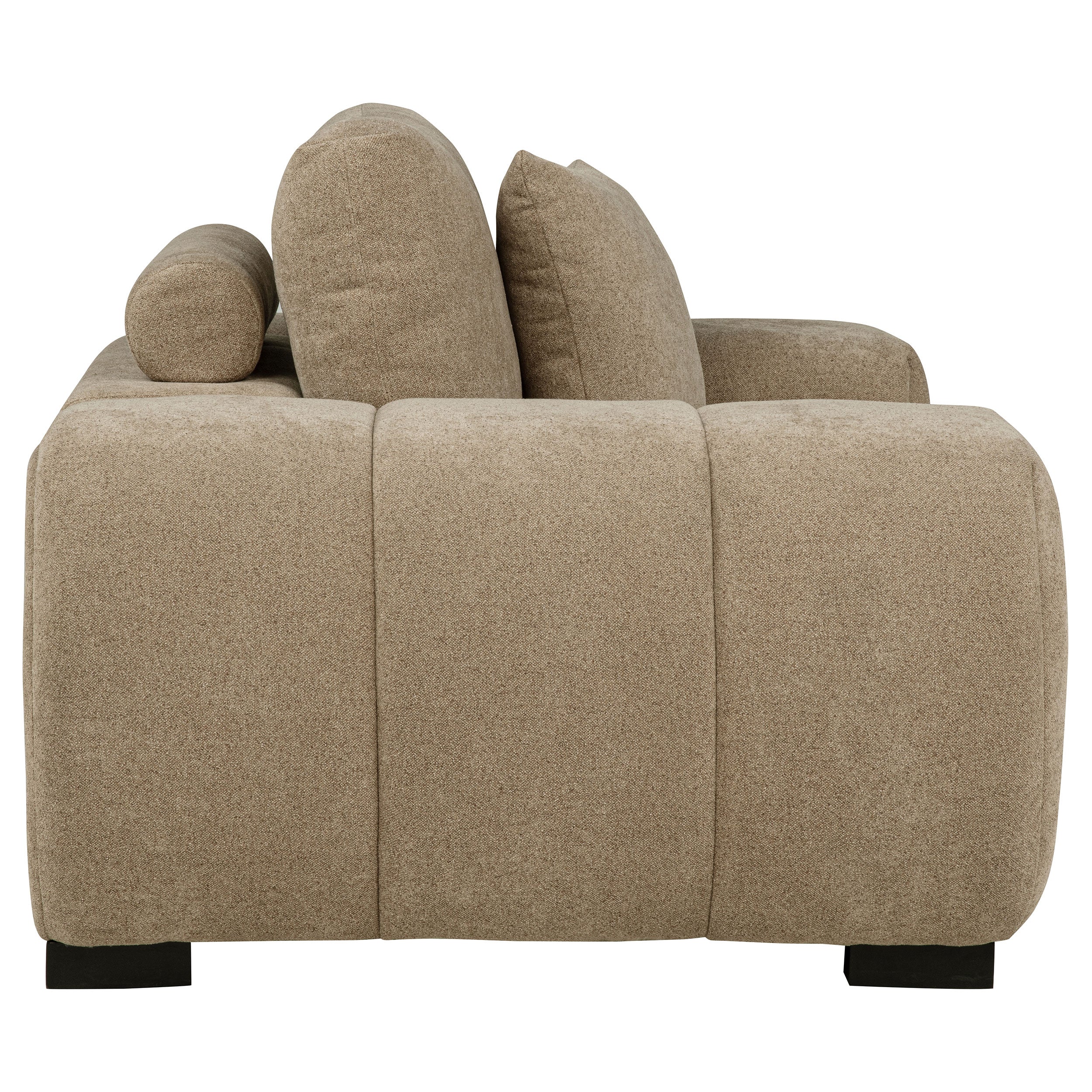 Octavia Upholstered Track Arm Accent Chair Camel-