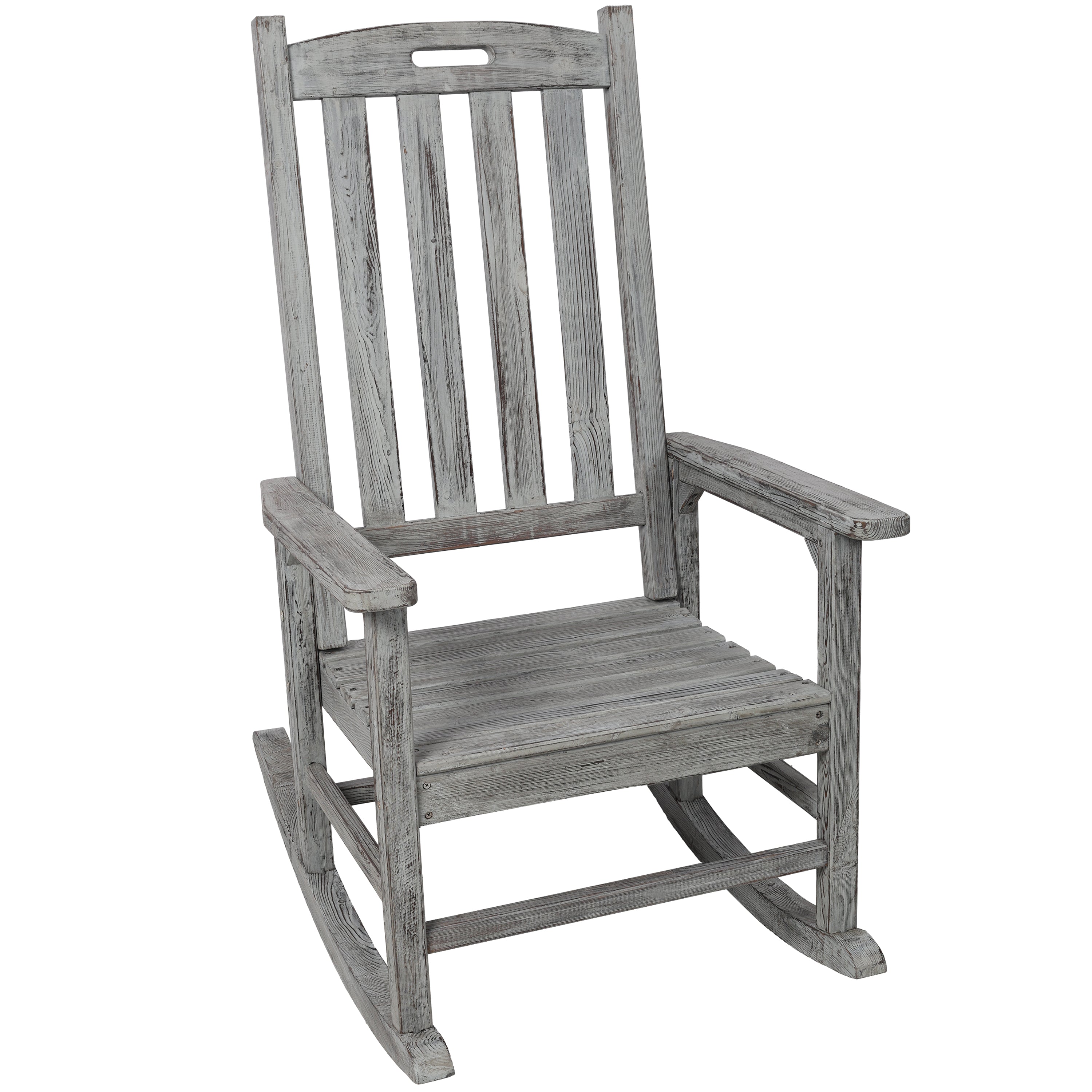 Wooden Oversized Porch Rocker Chair