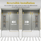 Frameless Single Sliding Shower Doors