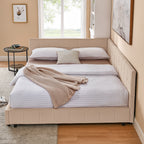 Queen Size Upholstered Tufted Bed Frame