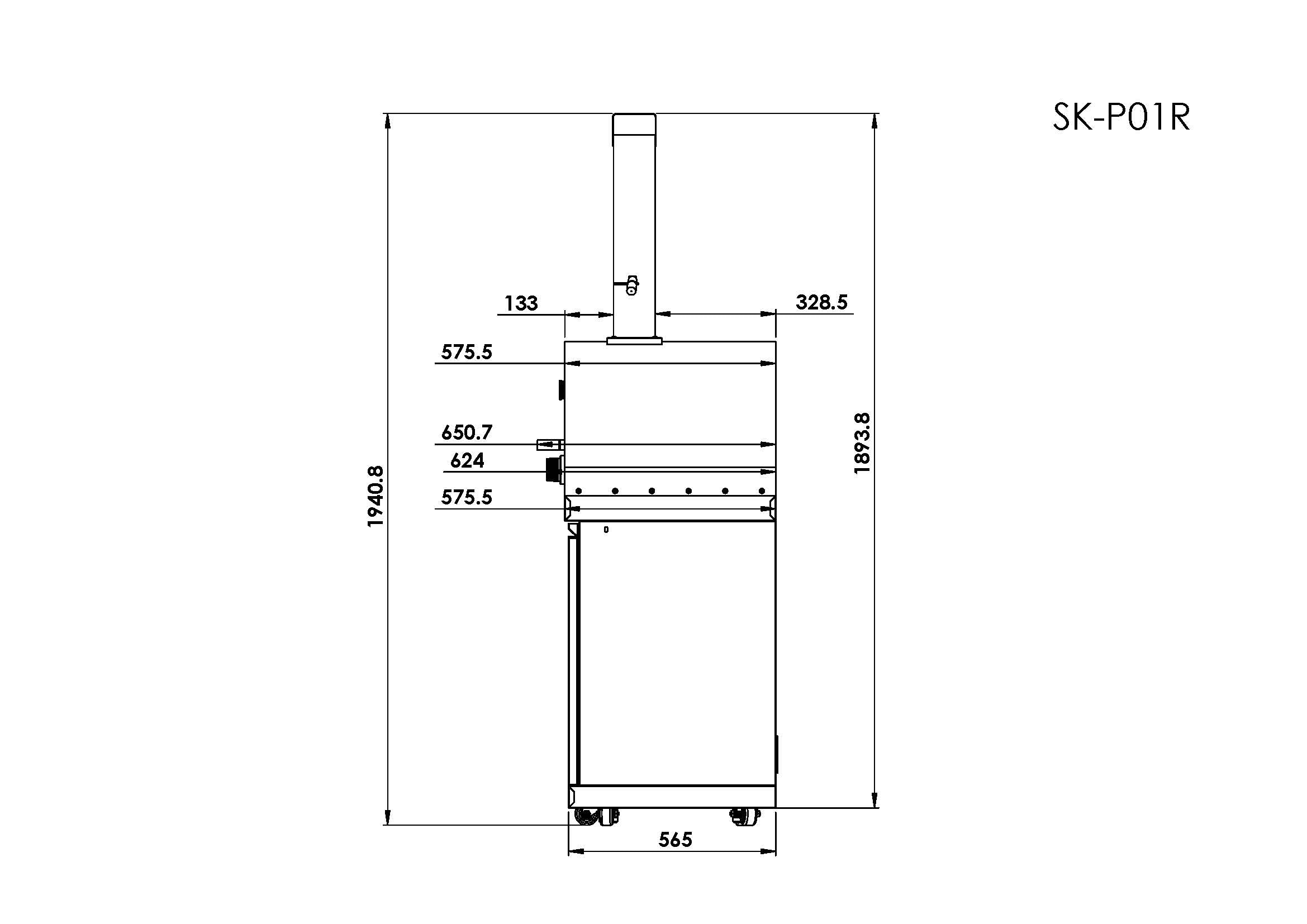 Stainless Steel Gas Pizza Oven 35000 BTU for 16 Inch Pizza