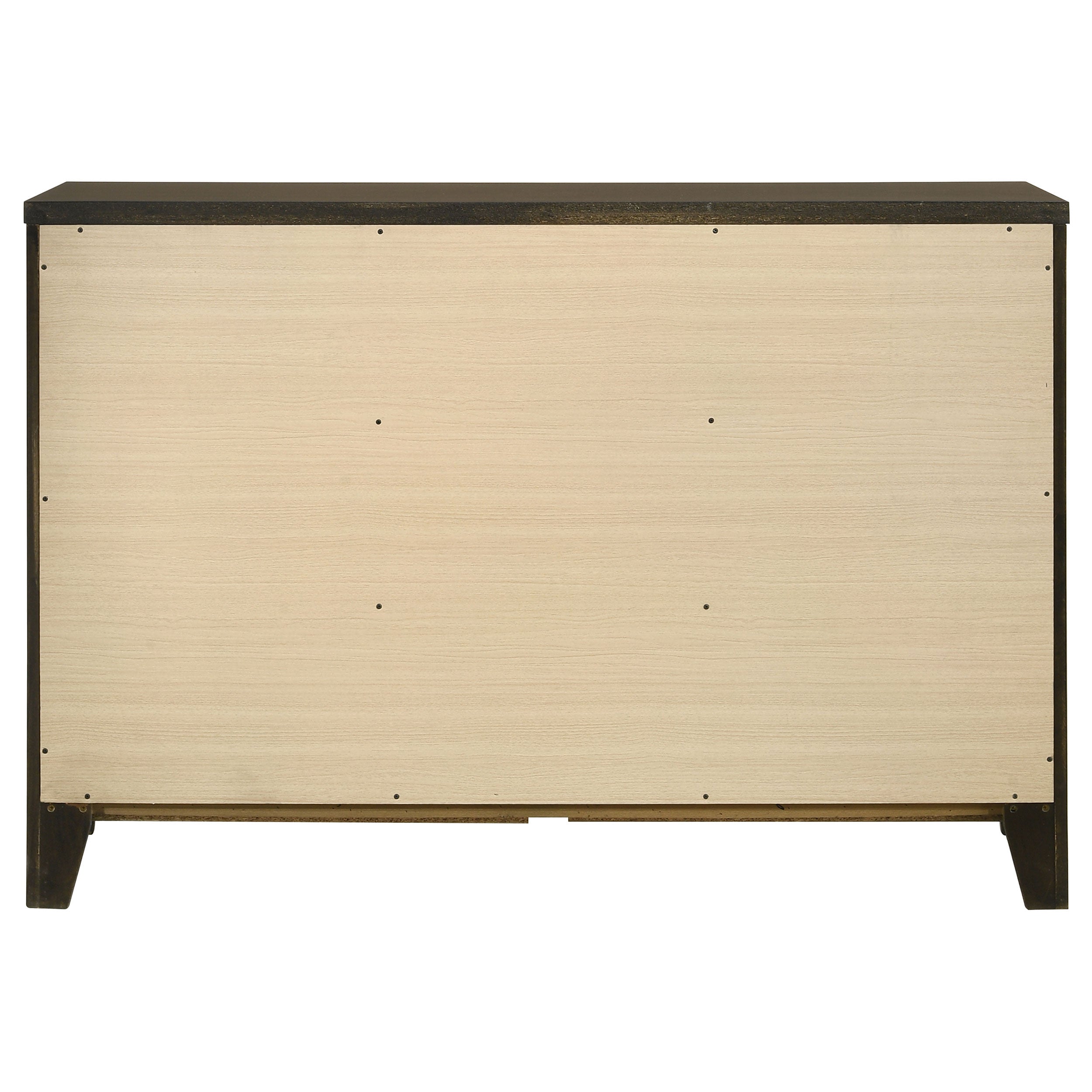 Clement Dark Cocoa 6-Drawer Dresser Cabinet