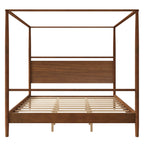 Solid Wood Canopy Bed Frame – King Size