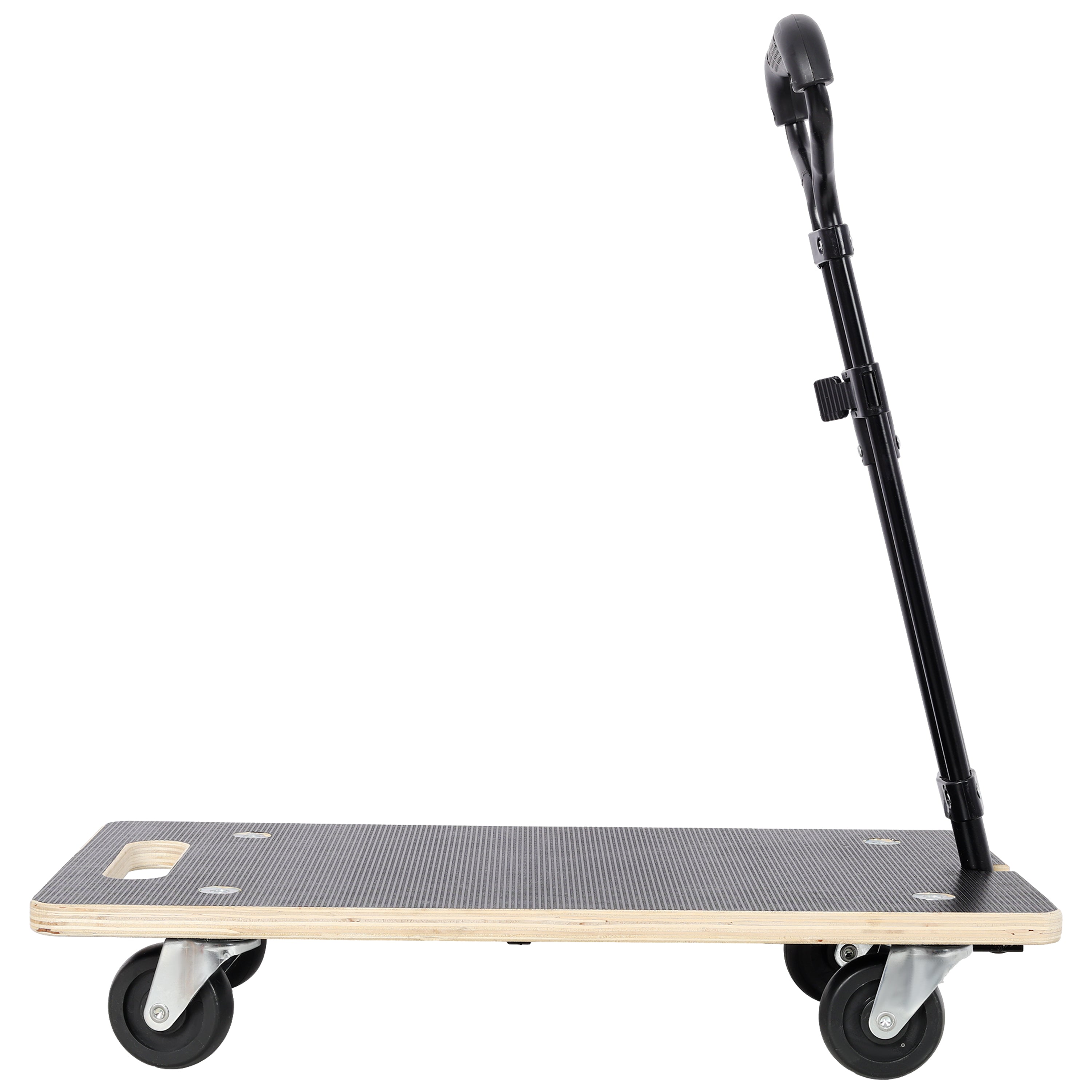 Heavy Duty Wooden Rectangle Moving Dolly with Ergonomic Handle