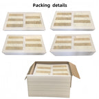 12x12 White Gold Waterjet Polished Marble Tiles Set