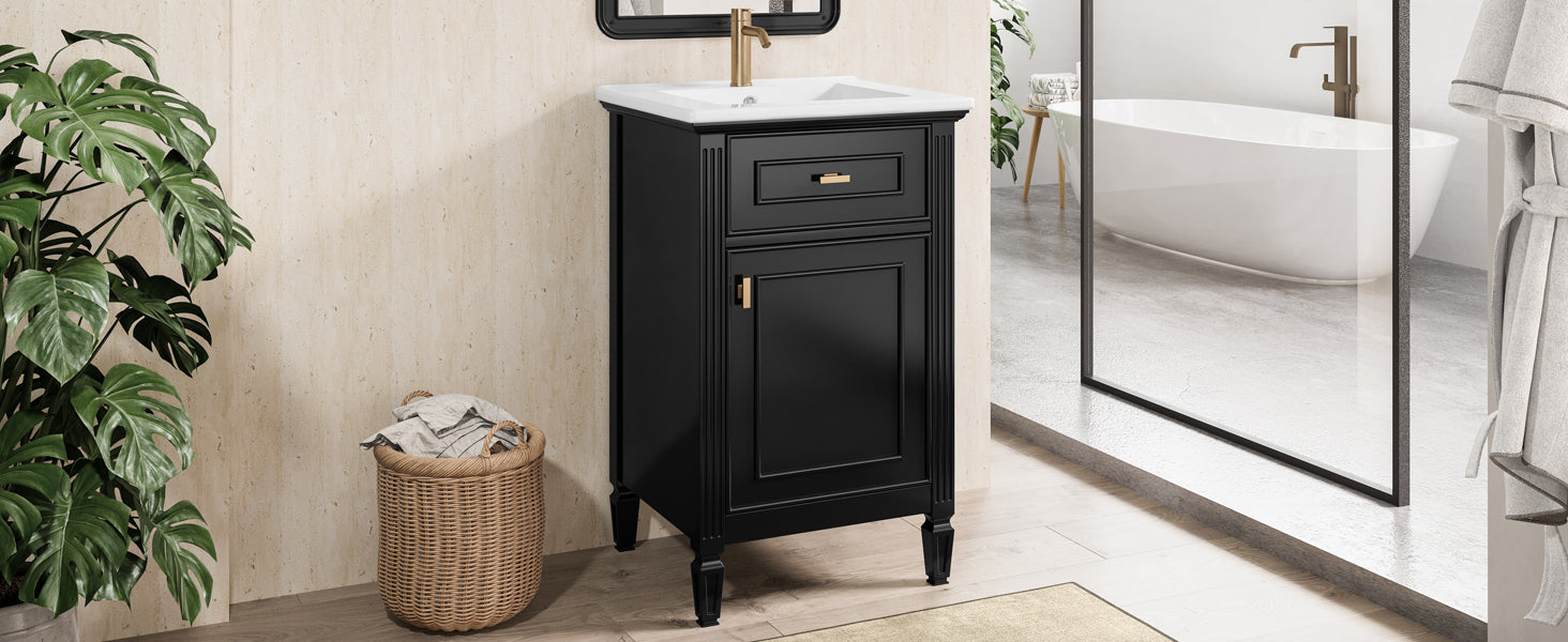 20-Inch Bathroom Vanity with Sink