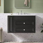 30'' Wall Mounted Bathroom Vanity