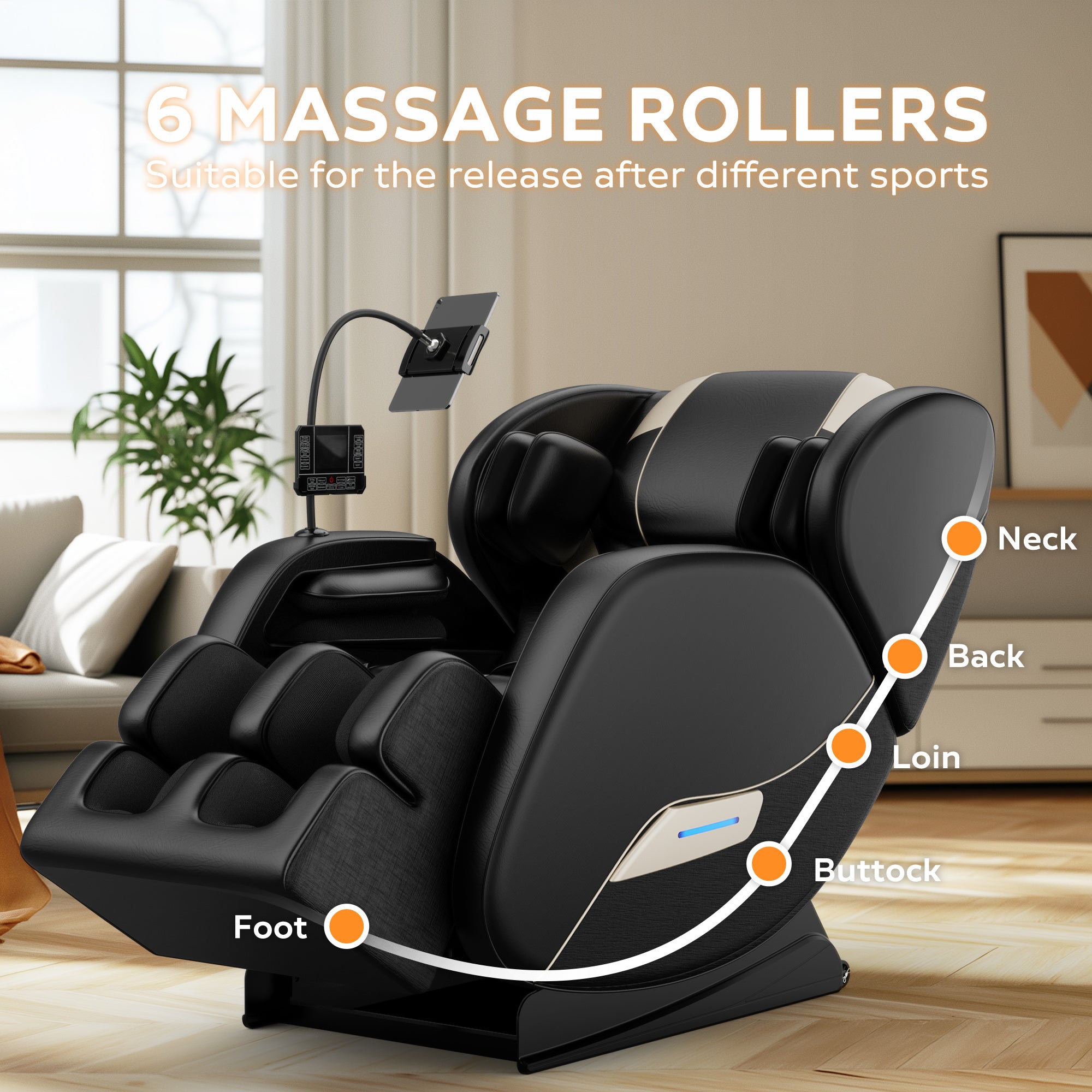 2024 Massage Chair Recliner With Zero Gravity