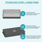 27 Inch ADA-Compliant Undermount Kitchen Sink