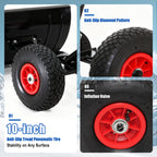 30" Heavy Duty Snow Shovel with Wheels