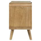 Winston Light Ash 2-Drawer Nightstand Bedside Table