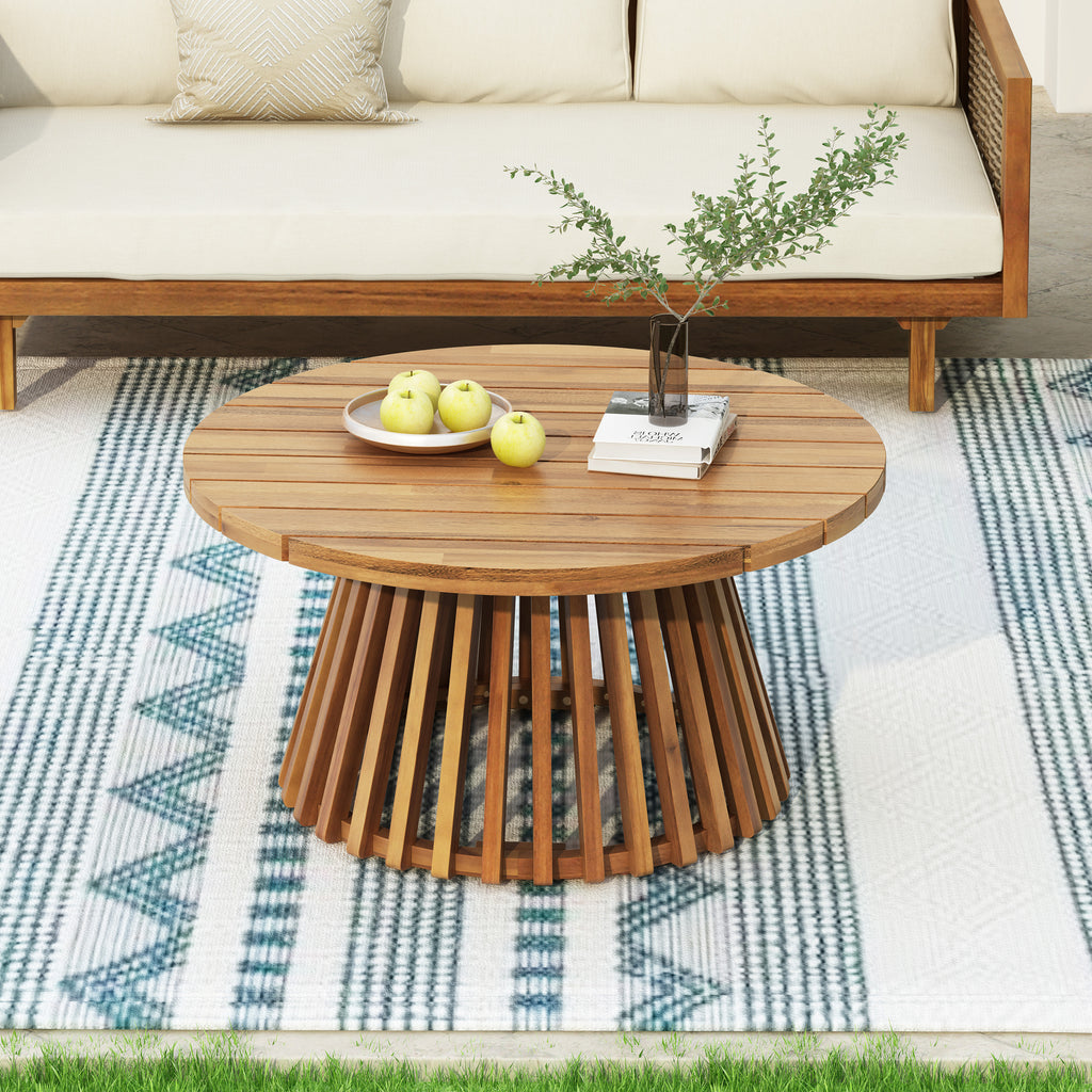 Acacia Wood Patio Furniture Set