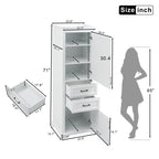 71-Inch Tall Freestanding Bathroom Vanity