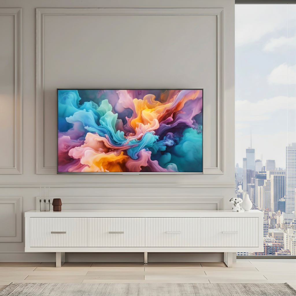 High Gloss TV Stand - 78.7 inches