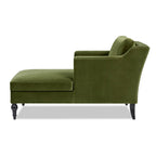 Josephine 60" Upholstered Chaise Lounge, Olive