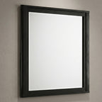 Opel Modern Beveled Bedroom Mirror with Deep Frame Profile
