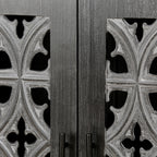Hollow Four Door Antique Cabinet