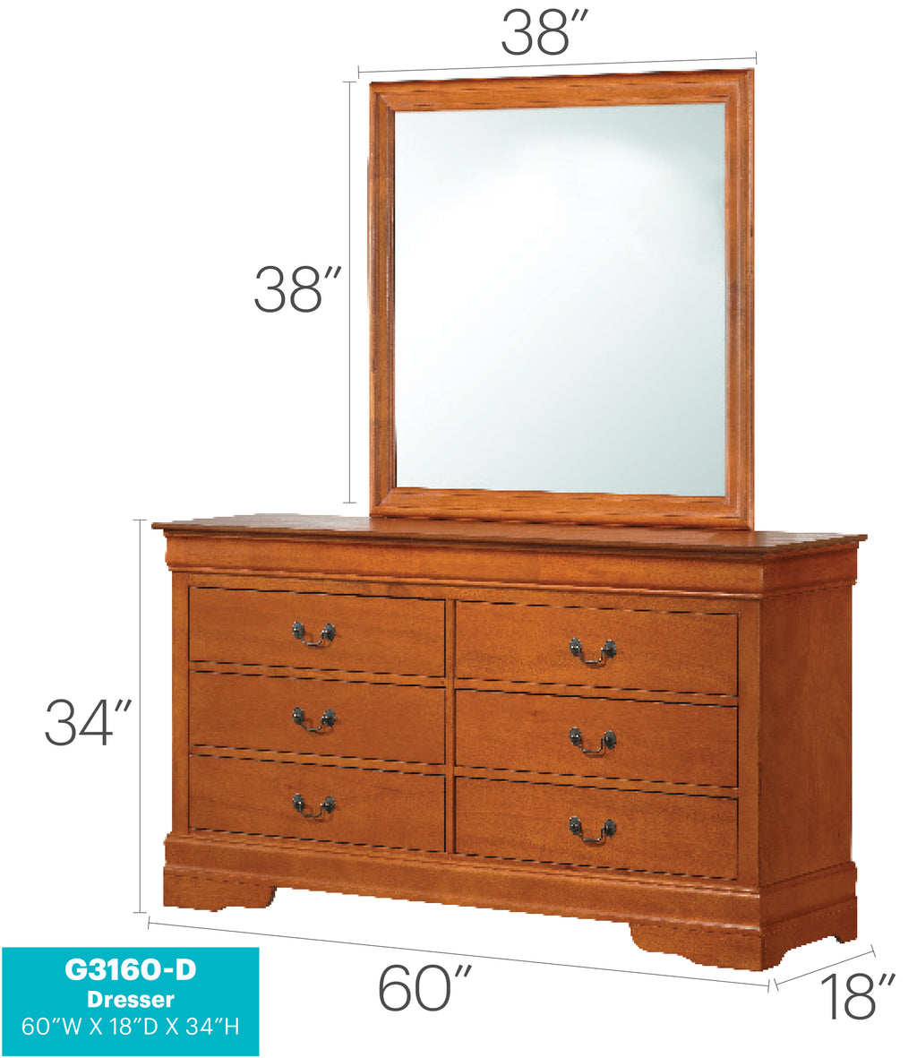 Louis Phillipe G3160-D Dresser