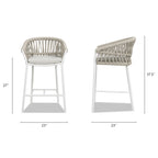 Maiden 27" Set of 2 Patio Counter Stool