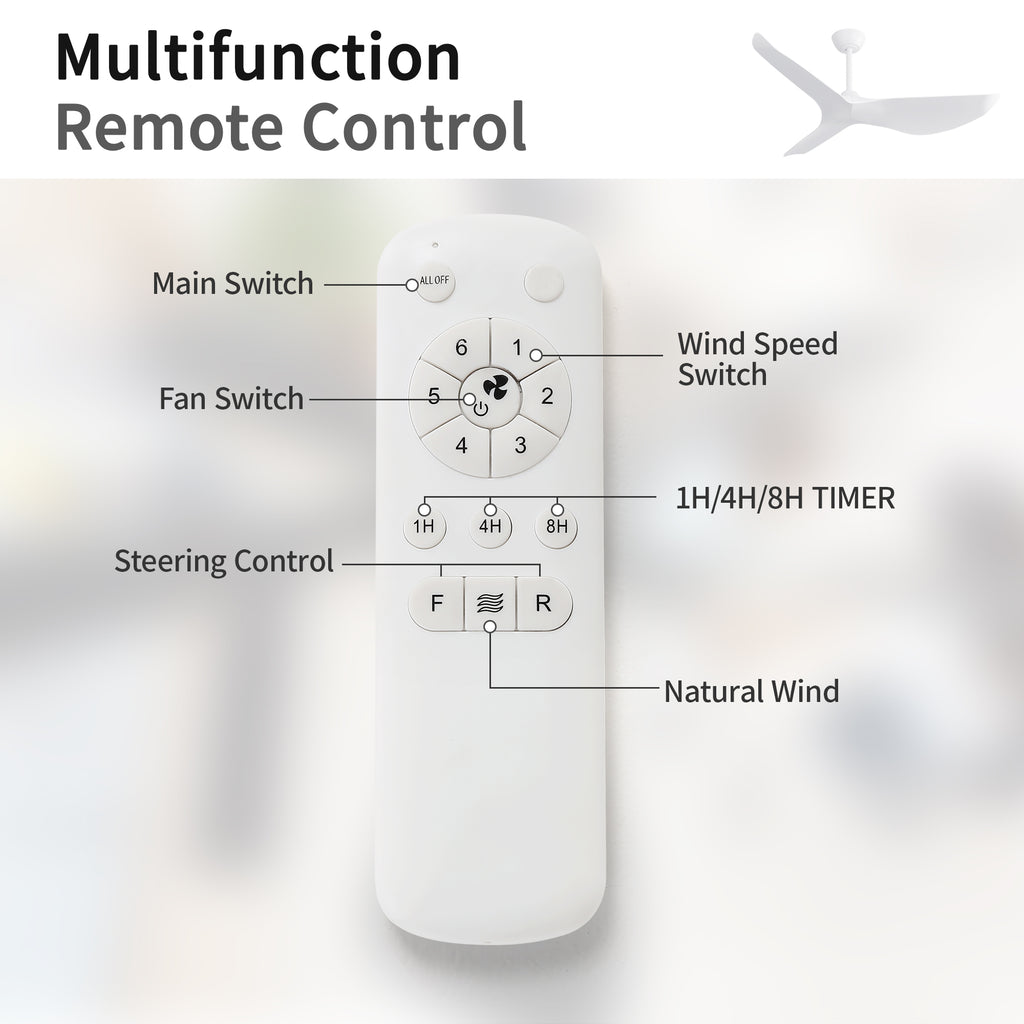 38 Inch Ceiling Fan Without Light
