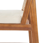 Outdoor Acacia Wood Bar Stools (Set of 2)