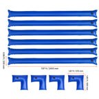26 Gauge 6-Pack 4ft Single Chamber Pool Cover Water Bags