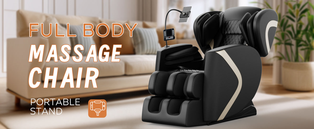 Massage Chair Recliner with Zero Gravity & Full Body Air Pressure