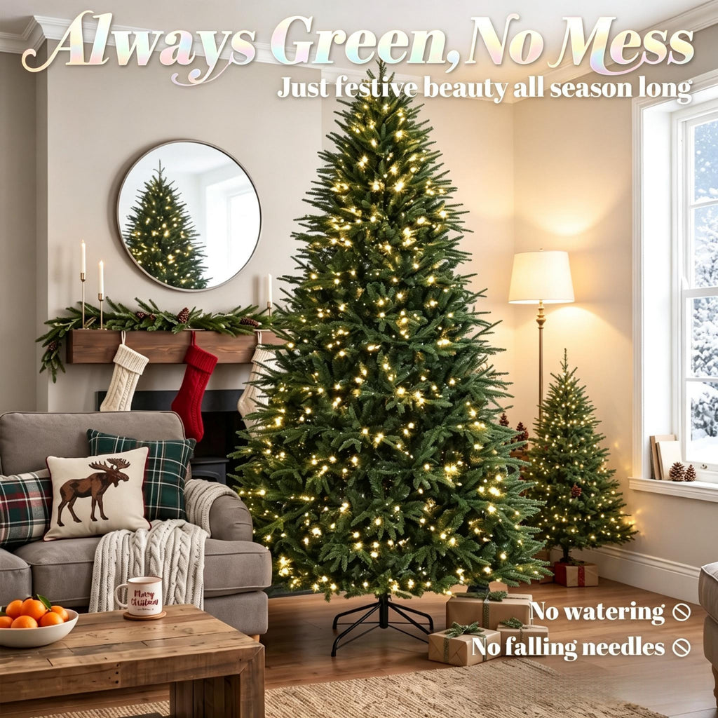 Festive Easy-Setup Artificial Christmas Tree