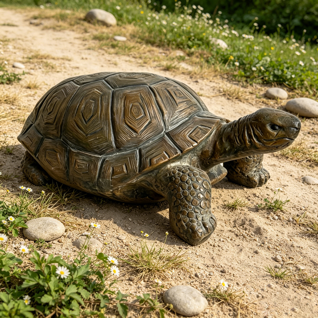 30.51" Long Realistic Tortoise Figurine