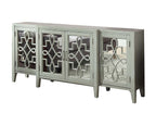 Kacia Antique 4 Door Storage Cabinet