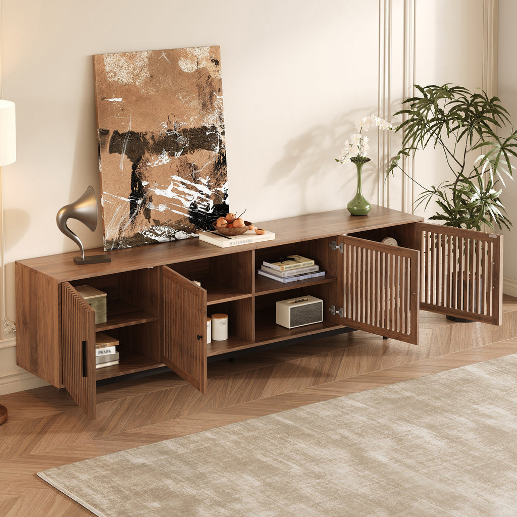 78 Inch Modern TV Stand for TVs Up to 85"