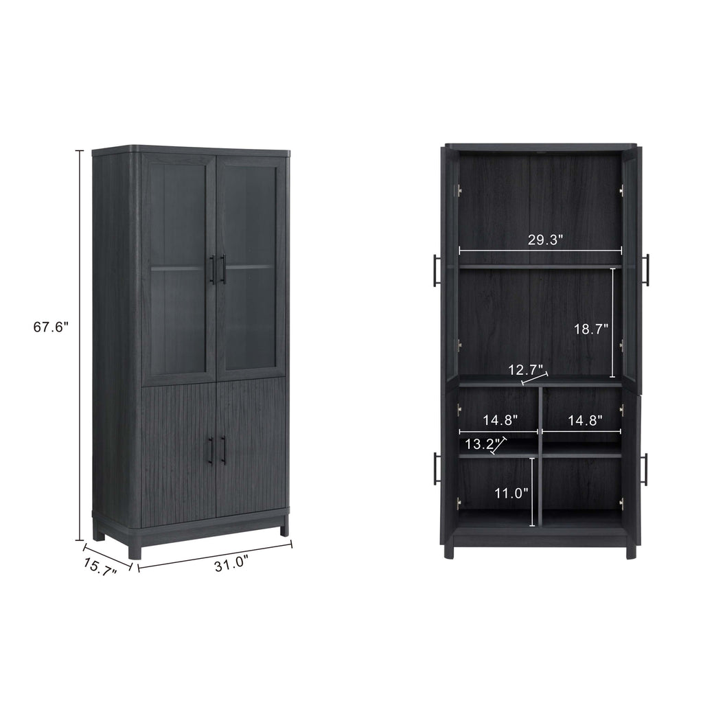 Jodie 31" Bookcase Cabinet