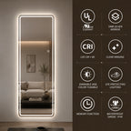 65" x 21" LED Full Length Mirror