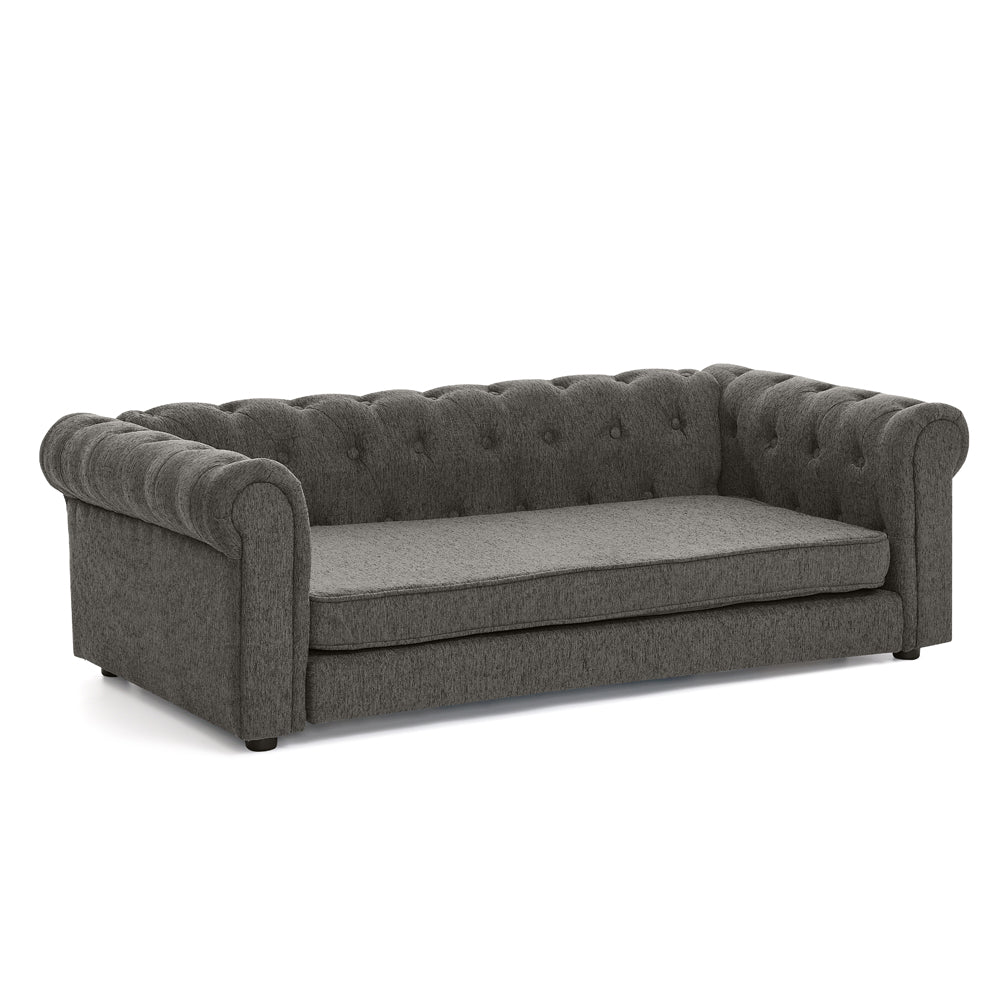 Elegant rectangular pet bed for big and oversized dogs, durable elevated dog sofa bed, comfortable dog sofa, modern and fashionable