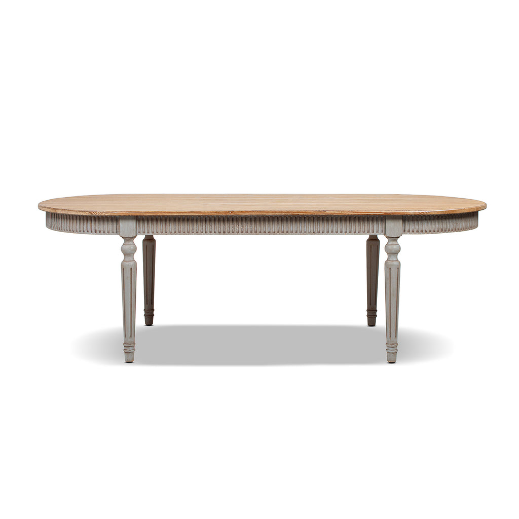 Colette 94" Reclaimed Wood Oval Dining Table