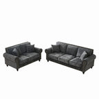 Modern 3+2 Seater Sofa with Rolled Arms