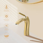 Brushed Bathroom Sink Faucet