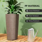 Tall Planter Set of 2 - Stackable Garden Pots
