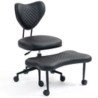 Upgraded Ergonomic Cross Legged Swivel Chair