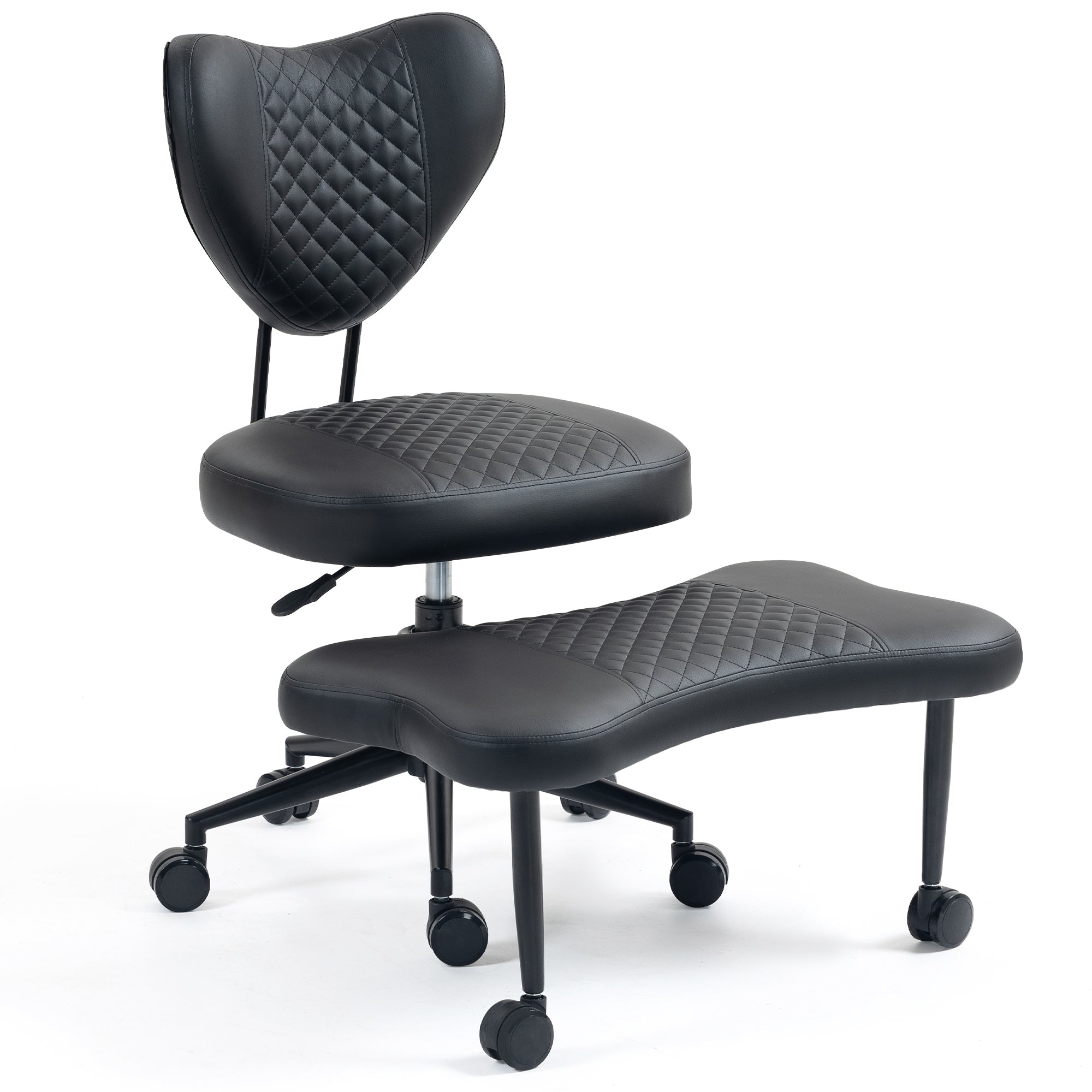 Upgraded Ergonomic Cross Legged Swivel Chair