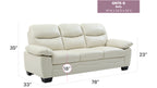 Glory Furniture Marta G675-S Sofa - Pearl