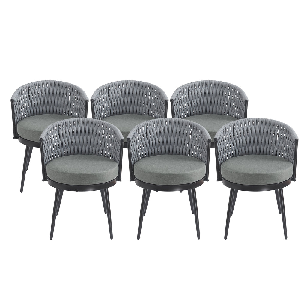 Outdoor Dining Chair - Metal & Rope