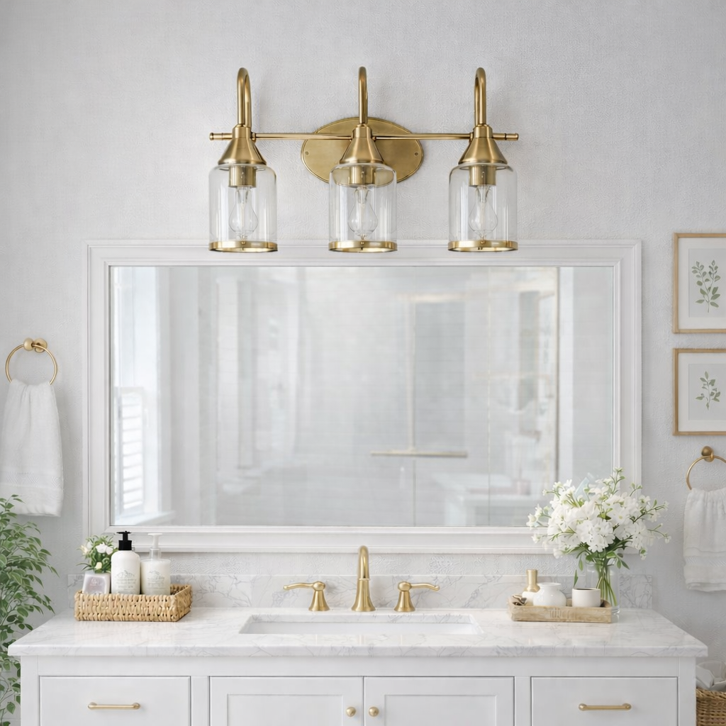 Twilight Brushed Three Light Vanity Light