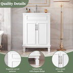 24" Bathroom Vanity with Top Sink