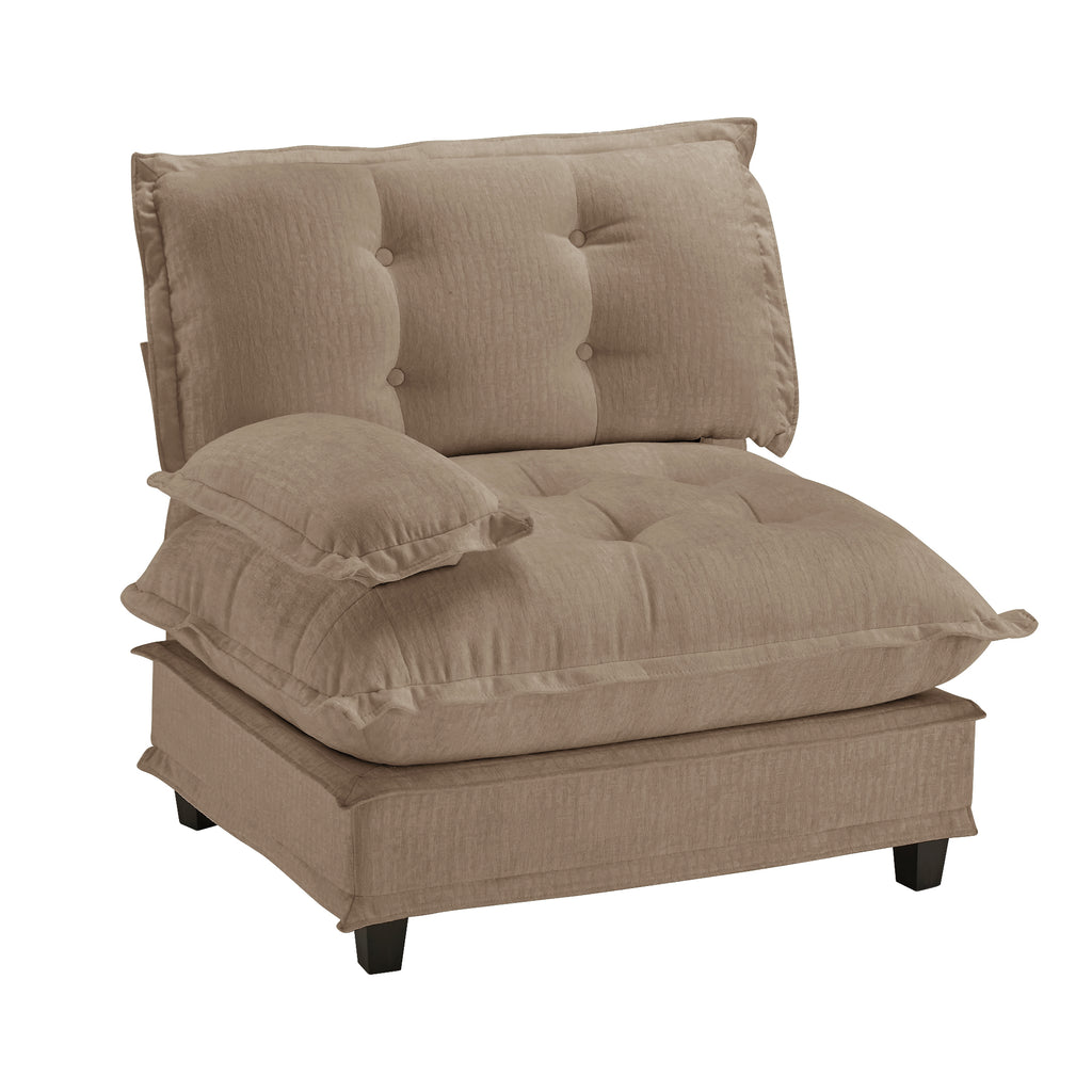 73 LSF Chenille Sofa