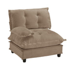 73 LSF Chenille Sofa