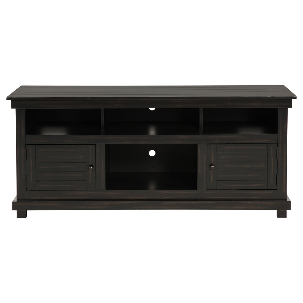 Castleton Distressed Java TV Stand Media Console